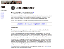 Tablet Screenshot of netdictionary.com